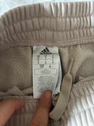 Pantalones Adidas Chándal Beige