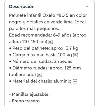 Patinete Oxelo niñ@ Decathlon