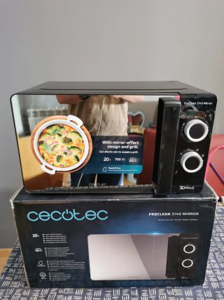 Microondas Cecotec ProClean 3140 Mirror NUEVO
