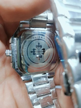 Reloj Patekk  Philippee Azul y Plateado