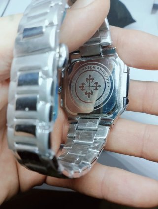 Reloj Patekk  Philippee Azul y Plateado