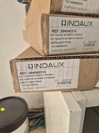 Kit Cajón 40 Simple Indaux Supra Gris