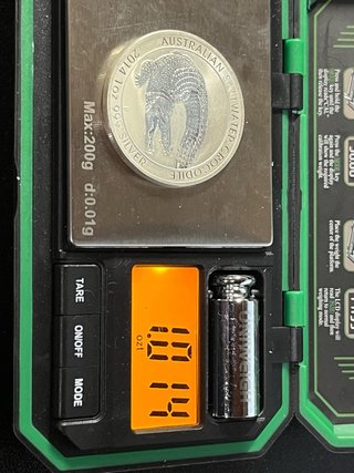 Moneta in Argento Coccodrillo Australiano 1 oz 2014