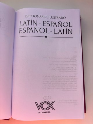 Diccionario LATÍN-ESPAÑOL