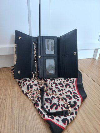 Bolso Cartera Clutch Negro