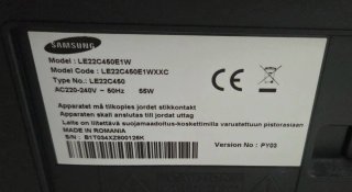 Televisor Samsung Negro 22 pulgadas