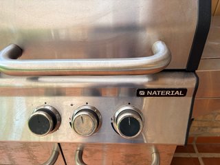 Barbacoa de Gas INOX Naterial Hudson 4B+1 + Funda