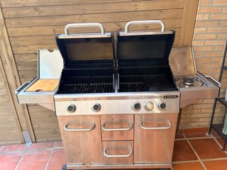 Barbacoa de Gas INOX Naterial Hudson 4B+1 + Funda