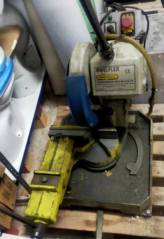 Tronzadora Industrial de Hierro y Aluminio