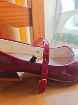 Zapatos Mary Jane charol rojos
