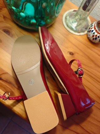 Zapatos Mary Jane charol rojos