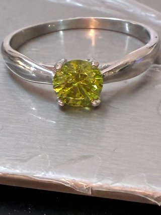 Anillo Oro 18k 0.84 Ct Diamante Natural