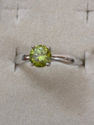 Anillo Oro 18k 0.84 Ct Diamante Natural