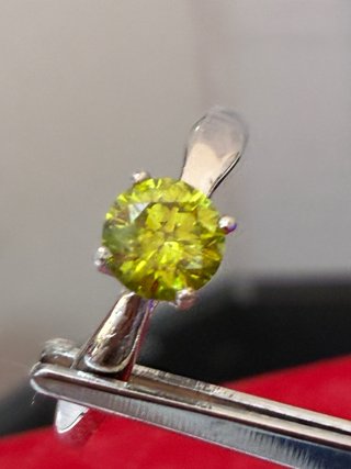 Anillo Oro 18k 0.84 Ct Diamante Natural