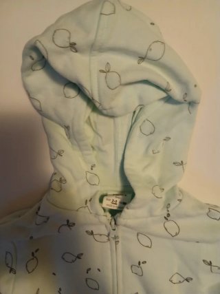 Sudadera con capucha y estampado de limones