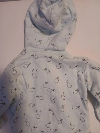 Sudadera con capucha y estampado de limones