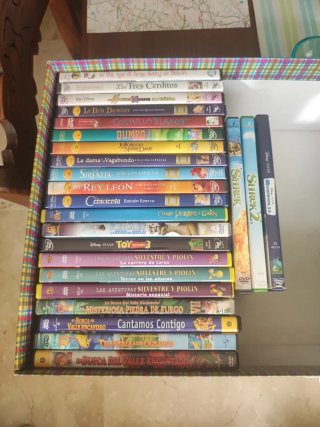 Lote Películas Infantiles Disney DVD