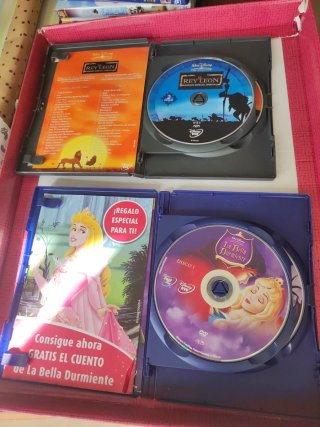 Lote Películas Infantiles Disney DVD