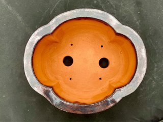 Maceta Mokko esmaltada hecha a mano