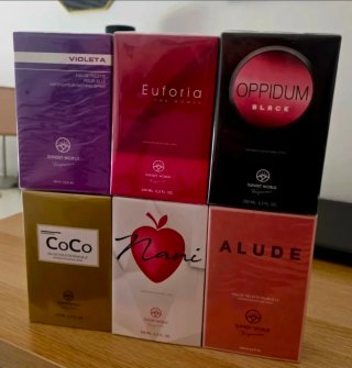 Lote 40 profumi uomo e donna Sunset World