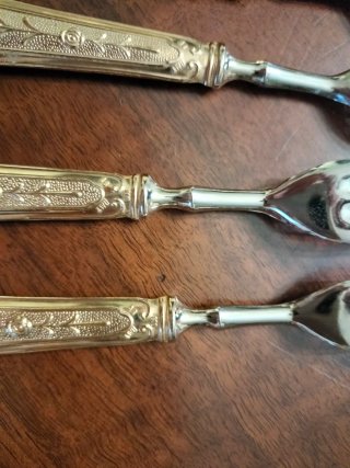 Set 6 posate vintage punzone 800