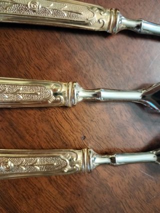 Set 6 posate vintage punzone 800