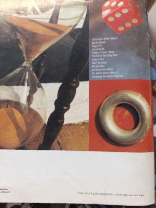 Libro Oasis Be Here Now - Acordes y Partitura
