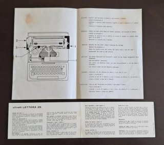 Máquina de escribir Olivetti Lettera 25