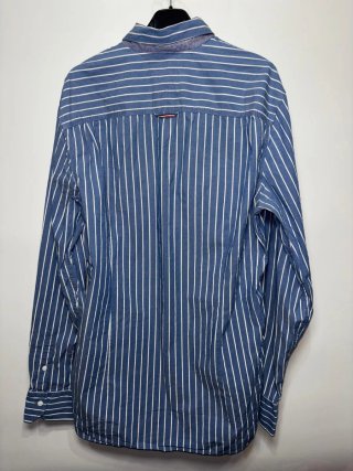 Camisa Tommy Hilfiger Rayas Azul 2XL