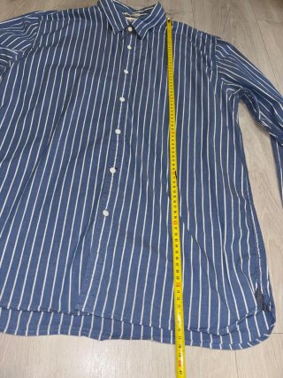 Camisa Tommy Hilfiger Rayas Azul 2XL