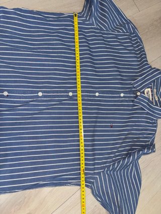 Camisa Tommy Hilfiger Rayas Azul 2XL