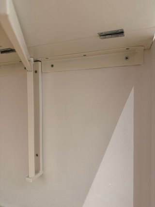 Mesas escritorio pared plegable blanca