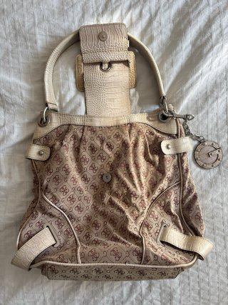 Bolso Guess Vintage Beige y Marrón