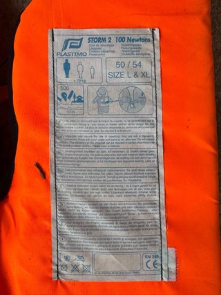 2x Chalecos Salvavidas Plastimo Naranja
