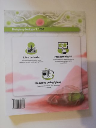 2 libros: Biologia y Geologia 3 ESO, Burlington B1