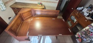 Banco Rinconera y Mesa Cocina Madera