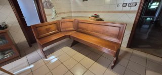 Banco Rinconera y Mesa Cocina Madera