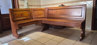 Banco Rinconera y Mesa Cocina Madera