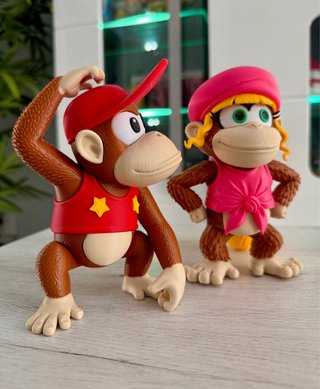 Pack Figuras Diddy y Dixie Kong