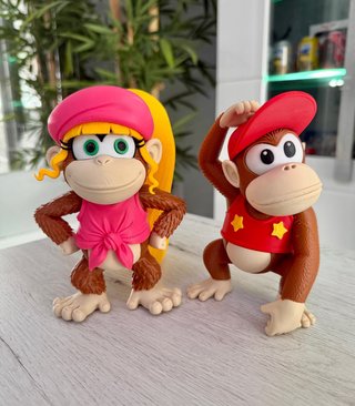 Pack Figuras Diddy y Dixie Kong