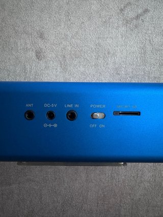 Altavoz portátil Music Angel azul