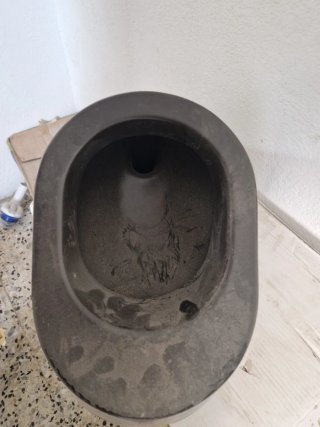Lavabo Flaminia Negro Made in Italy