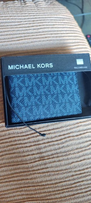Cartera Tarjetero Michael Kors Azul Nuevo