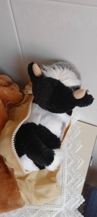 Mochila Peluche Vaca con peluches+regalo