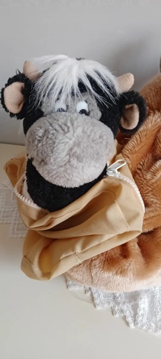 Mochila Peluche Vaca con peluches+regalo