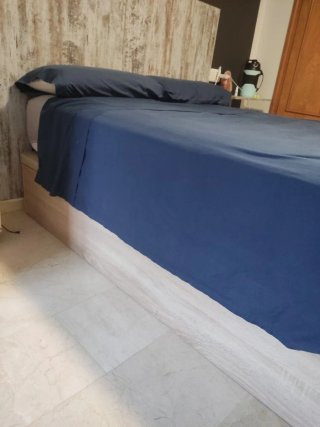Colchón y canapé 135 cm