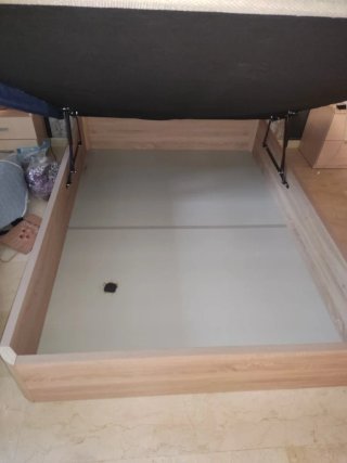 Colchón y canapé 135 cm
