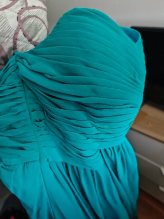 Vestido largo verde