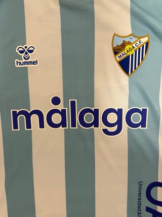 Camiseta Málaga CF Hummel Talla XL Dani Sánchez