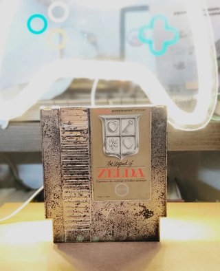Zelda NES Cartucho Dorado